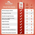 Zazzee Grapefruit Seed Extract (GSE) 4 Ounces | 2X Potency | Maximum Strength | High Absorption | 480 Servings | 100 mg per Serving | Vegan, Liquid Concentrate, Non-GMO and All-Natural