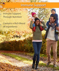 Buried Treasure Adult Daily Immune Wellness 16 Fl Oz 16 Serv Liquid Nutrient Blend For Immune Support With Elderberry Ecea Vitamins & More