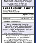 Serrapeptase - 250,000 Spu - 30 Tablets - Once Daily - Vegan