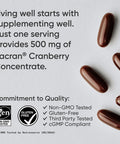 Sports Research Cranberry Fruit Complex Supplement - Softgels For Urinary Tract Health Support - Equal To 25,000Mg Of Cranberries, Made With Pacran & Vitamins C & E - Non-Gmo & Gluten - 90 Count