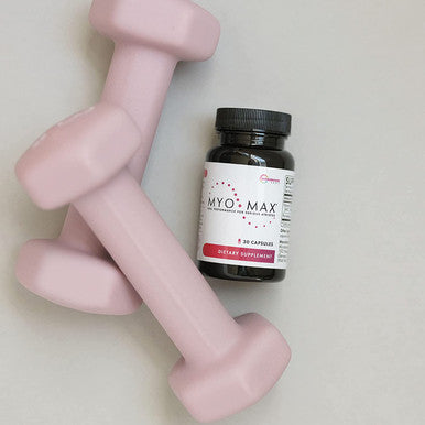 Microbiome Labs MyoMax - 100% Soy-Free Vitamin K2 (MK-7) Supplement - VIT K2 with Calcium Pyruvate to Support ATP Production, Muscle & Cardiovascular Health - Helps Extend Peak Fitness (30 Capsules)