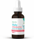 Organika Baby Probiotic Drops With Vitamin D- Soothe Colic, Reduce Fussing, Aid In Growth And Development- White, 7.5 Ml (Pack Of 1)