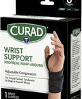 Curad Performance Series IRONMAN Wraparound Wrist Support with Microban 1 Each