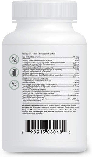 Herbal Magic Multivitamin with Iodine + Chromium Vegetable Capsules