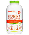 NutriBiotic Vitamin C 1000 Mg Capsules Essential Immune Antioxidant and Collagen Support Supplement Pharmaceutical Grade LAscorbic Acid 1000 Mg Per Serving Gluten and GMO 500 Count