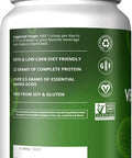 MRM Nutrition Veggie Protein with Superfoods | Vanilla Flavored | 22g Complete Protein | Over 8.8g Essential Amino acids | 13 superfoods | with Omega 3s and Omega6s | Keto Friendly | 30 Servings