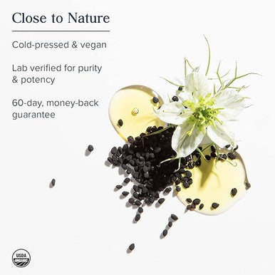 Heritage Store Black Seed Oil 650 Mg, 90 Count