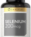 Selenium Supplement | 200Mcg Tablets | Vegetarian, Non-Gmo, Gluten Free | By Carlyle