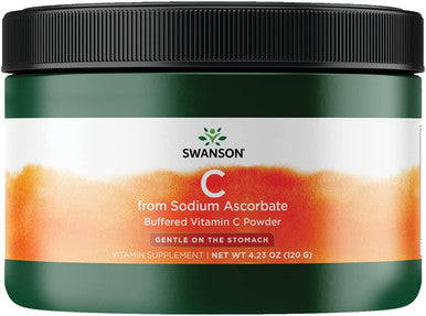 Swanson Buffered Sodium Ascorbate Vitamin C Powder 4.23 Ounce (120 g) Pwdr