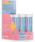 Instant C, D, Zinc Effervescent Tablets - Watermelon Flavour - Immunity Support - 8 Tubes X 10 Tablets