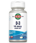 KAL D-3 400 IU Softgels, 100 Count