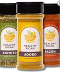 Healthy Rican Herbs Spice Seasoning Mix Adobo Sazon Sofrito Dry Non GMO No Preservatives MSG Artificial Coloring Gluten Free Diabetes Keto Friendly Whole 30 Approved Variety Bundle (3 Pack)