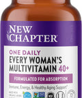 New Chapter Women's Multivitamin + Immune Support - Every Woman's One Daily 40+, Fermented with Probiotics + Vitamin D3 + B Vitamins + Organic Non-GMO Ingredients - 96 ct