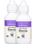 Nunaturals Clear Extract Nustevia, Plant-Based Sweetener, 2 Oz, 2 Pack, Plastic