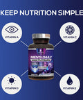 Multivitamin For Men - Daily Energy Extra Strength Vitamin Health For Men - With Vitamins A, C, D, E, B12, Zinc, And Minerals - Multimineral Non Gmo Multivitamin Supplement Made In Usa - 120 Count