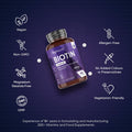 Weightworld Biotin Hair Growth Supplement 12000mcg - 365 Vegan Biotin Tablets (1 Year Supply) Hair Skin and Nails Vitamins for Women and Men High Absorption D-Biotin - Hair Growth Vitamins (Not Biotin Gummies)