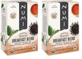 Numi Organic Tea Breakfast Blend 18 Count Box of Tea Bags Black Tea (Packaging May Vary) (Pack of 2)