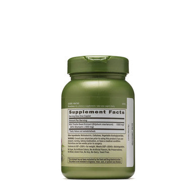 Gnc Herbal Plus Milk Thistle 1300Mg Supports Liver Health| 60 Caplets