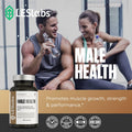 Les Labs Mature Male Bundle- Male Health and Hair Health Support Healthy Male Hormone Levels Endurance and a Great Head of Hair