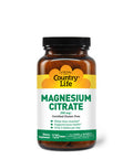 Country Life Magnesium Citrate 250Mg 120 Tablets Certified Gluten Free Certified Vegan Non-Gmo Verified Certified Halal
