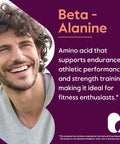 Bestvite Beta Alanine 750mg (240 Vegetarian Capsules) - No Stearates - Vegan - Non GMO - Gluten