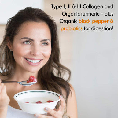 Garden of Life Multi-Sourced Protein Hydrolyzed Collagen Peptides Powder Supplements For Women Men Joints Mobility Apple Cinnamon Turmeric 20 Servings 7.76 Oz