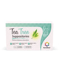 NutraBlast Tea Tree Oil Suppositories 12 Count All Natural Intimate Deodorant for Women Restore Feminine pH Balance