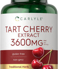 Carlyle Tart Cherry Extract Capsules | 200 Count | Non-GMO and Gluten Formula | Traditional Herb Supplement