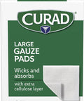 Curad Large Pro-Gauze Pads 4" x 4" 25 Count (Pack of 24)