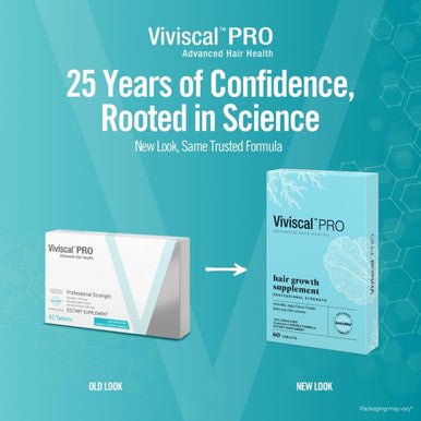 Viviscal PRO Hair Growth Supplement for Men & Women Supports Thinning Hair Promotes Thickness & Fullness with Marine Complex Iron Zinc & Vitamin C 60 Tablets