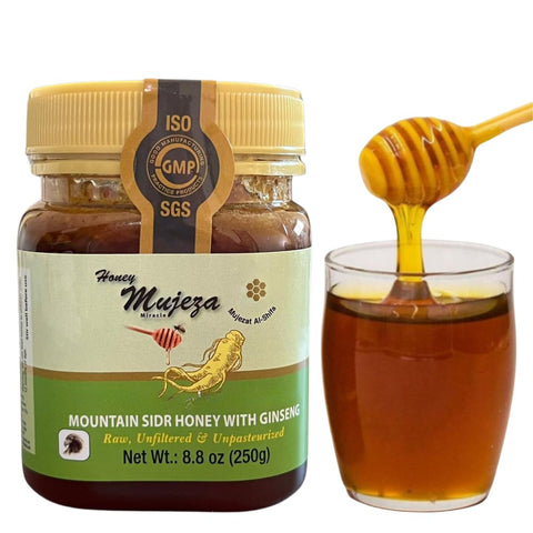 Mujezat Al-Shifa 100% Raw & Pure New Zealand Manuka Honey - MGO 800+ | 20+ Active | Premium Grade UMF Certified Honey 17.6oz / 500g