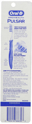Oral-B Pulsar Toothbrush Soft Pack Of 6