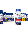 Ensure High Protein Nutritional Shake With Fiber 16G Protein Meal Replacement Shakes & Plus Nutrition Shake With Fiber 16 Grams Of Protein Meal Replacement Liquid