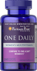 Puritans Pride One Daily Women's Multivitamin with Zinc Supports Immune Health 200 Count
