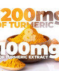 Turmeric Curcumin with Black - Tumeric Joint Support Supplement with Bioperine and 95% Curcuminoids. High Absorption Antioxidant Inflammatory and Immune Support. 60 Vegan Capsules
