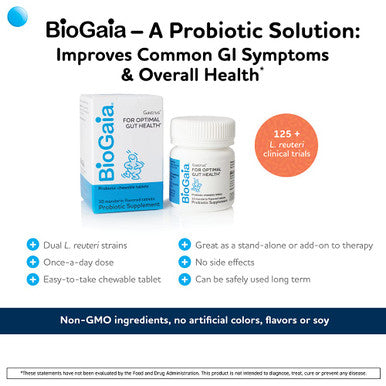 BioGaia Gastrus Chewable Tablets 30 ea