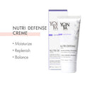 Yon-Ka Nutri-Defense Creme (50ml) Nourishing Dry Skin Facial Moisturizer, Rich Shea Butter Treatment Cream with Prebiotics and Probiotics, Dry and Sensitive Skin, Paraben-Free