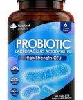 Lactobacillus Acidophilus Supplements 365 Tablets High Strength - Digestive & Gut Health Supplements Lactobacillus Live Cultures For Gut Health - Vegan, Gmo-, Gluten-, Gmp, Uk Made
