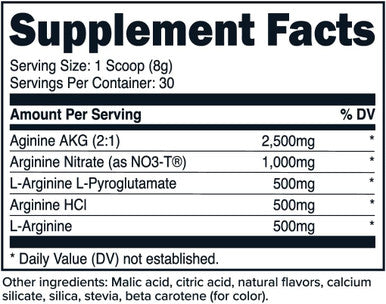 Primaforce L-Arginine Complex Powder (30 Servings Per Bottle | Peach Mango) Powerful Protein Building Supplement for Maximum Gains
