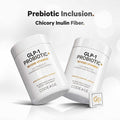 Codeage Glp-1 Probiotic+ - Live Probiotics Akkermansia, Clostridium, Bifidobacterium, Chicory Inulin Probiotic, Prebiotics & Postbiotics Supplement - 500 Million Afu, 3-Month Supply - 90 Capsules