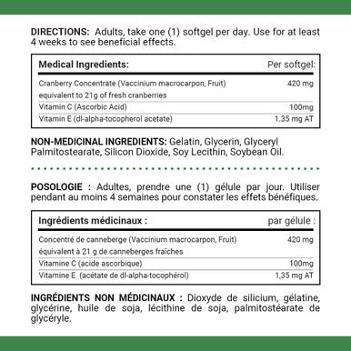 Nature s Bounty Natural Cranberry Fruit Vitamin C 100 Count