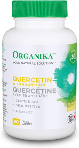 Organika Nac (N-Acetyl-L-Cysteine) 500Mg + Organika Quercetin With Bromelain | Immune & Liver Support Bundle