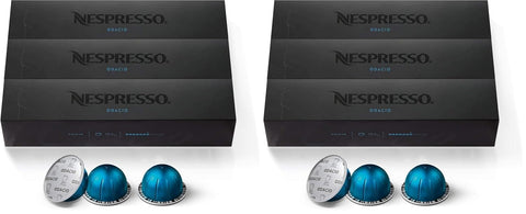 Nespresso Capsules Vertuo, Variety Pack, Medium and Dark Roast Coffee, 30 Count Coffee Pods, Brews 7.8 oz.