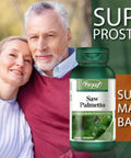 Saw Palmetto Extract 8:1 320mg (2560mg raw herb) 3 X 90 Capsules Supplement for Prostate Health Incontinence Support Pills DHT Blocker Hair Loss Treatment for Men Urinary Health