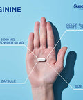 Superior Labs Pure LArginine Free Form Optimal 3000mg Dosage 150 Vegetable Capsules Supports Vasodilation Energy Production and Cardiovascular Health