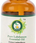 Labdanum Essential Oil | Cistus Ladaniferus | Labdanum Oil | For Aromatherapy | Undiluted | 100% Pure Natural | Steam Distilled | Therapeutic Grade | 15ml | 0.507oz By R V Essential