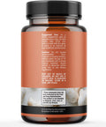 Bundle of Magnesium Glycinate Capsules Mineral and Nootropic Brain Focus Mushroom - Immune Support Bone Health Mood Support - 10X Mushroom Blend for Sugar Balance and Mental Focus