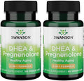 Swanson Dhea and Pregnenolone Complex 60 Veg Capsules (2 Pack)