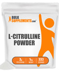 BulkSupplements L-Citrulline Powder - Citrulline Supplement for Circulation & Muscle Recovery - Unflavored, - 3g s, 333 Servings (1 Kilogram - 2.2 lbs)
