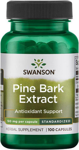 Swanson Pine Bark Extract 50 Milligrams 100 Capsules